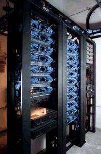 structured cabling network switch towers